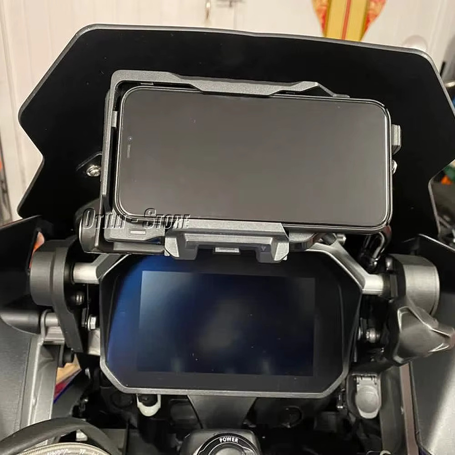 BMW Motorrad USB Drahtlose Ladehalterung für Telefon und Navigation für S1000RR S1000XR F900XR F900R C400X C400GT R1250RT R1250RS mit USB-C Anschluss in Schwarz oder Weiß - Bild 2