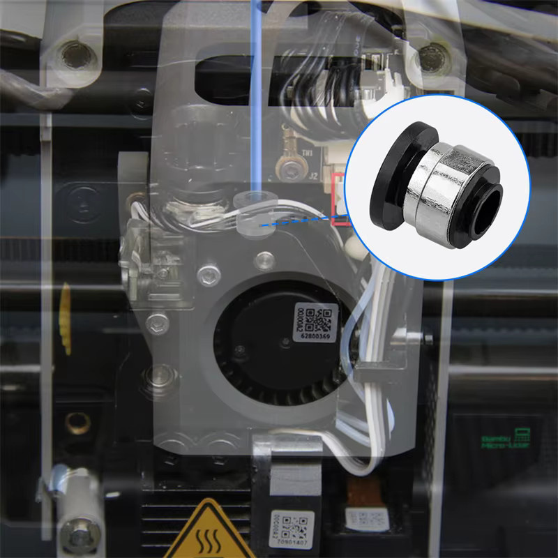 L93A Pneumatikverbinder für Bambu Lab X1 und P1 Serie, 1,75mm Filament-Extruder mit PTFE-Schlauch und Hall-Sensor für FDM 3D-Drucker - Bild 3