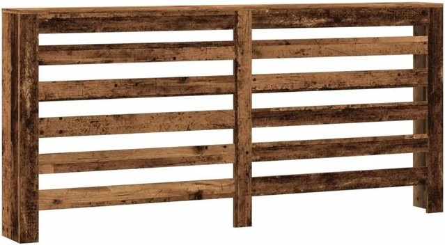 vidaXL Heizkörperverkleidung in Altholz-Optik mit Latten-Design, Farbe: Braun, B/T/H: 175 x 20 x 82 cm - Bild 1