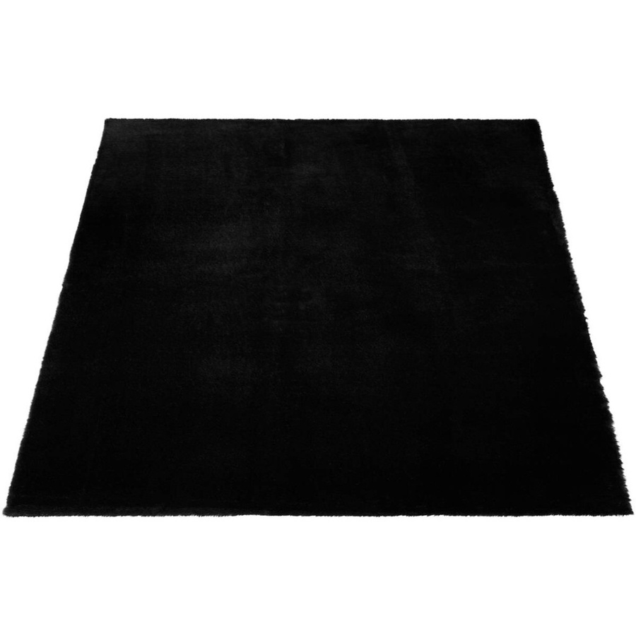 Teppich Buggy aus Fellimitat in Schwarz, B/L: 80 x 140 cm - Bild 2