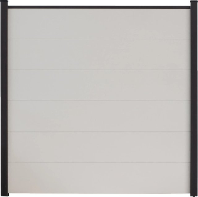 GroJa Steckzaun BasicLine aus PVC in Weiß, B/H: 180 x 180 cm - Bild 1