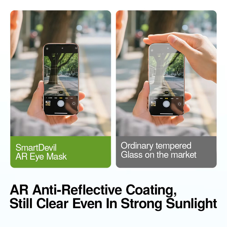 SmartDevil Antireflexions-Hartglasfolie für VIVO X300 Pro und X300, transparente AR Displayschutzfolie mit Installationshilfe - Bild 2