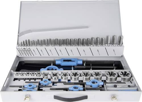 GSR Gewindeschneidsatz 64teilig HSS-G metrisch M3 - M24 in Silber - Bild 1