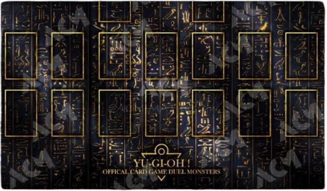 Bandai Yu-Gi-Oh!, Millennium Black Gold Ycsj Serie, Spielmatte, Gummi - Bild 1