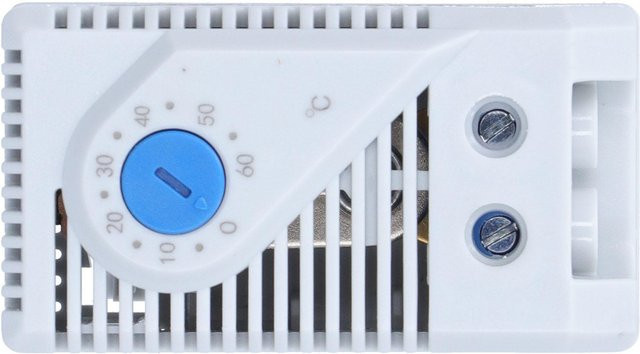 TOMTOP JMS KTO 011 Mechanischer Bimetall-Temperaturregler in Weiß, einstellbar von 0 bis 60 Grad C oder 0 bis 140 Grad F - Bild 1