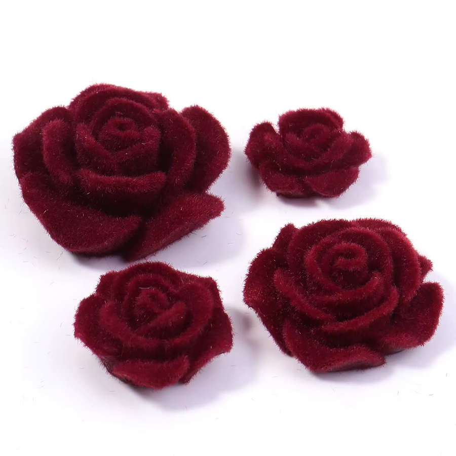 Perlen Rose Blume, Rot, Damen - Bild 6