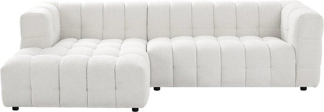 Pascal Morabito Sofa Lerici in Weiß mit L-Form und Bouclé-Stoff, Breite: 260 cm - Bild 1