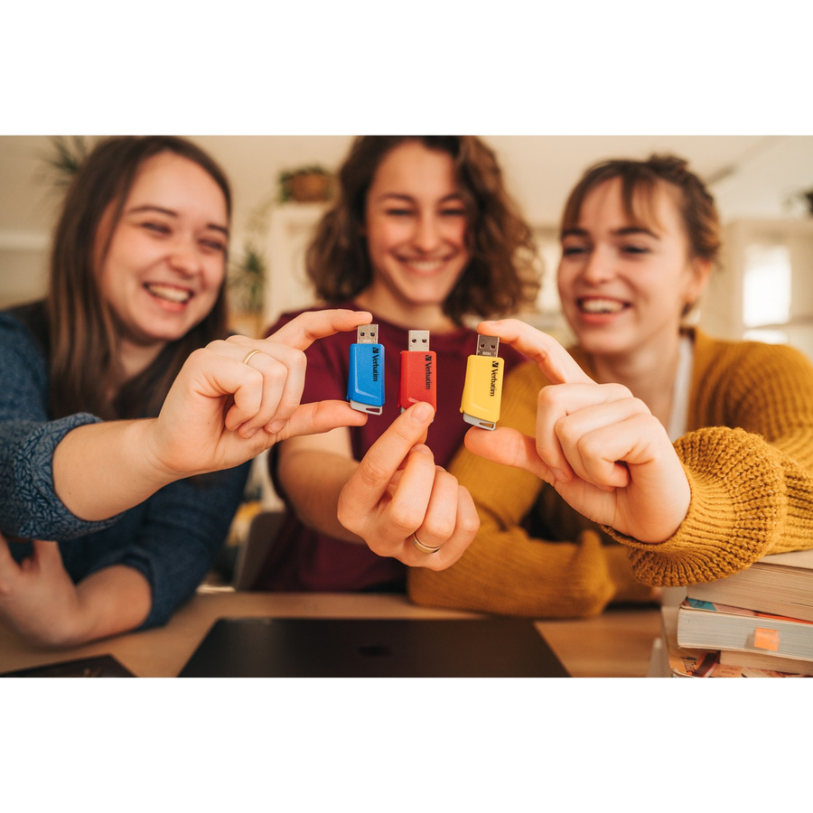Verbatim Store 'n' Click USB-Stick Set 3x 16GB USB 3.2 Gen 1 Multicolor - Bild 3