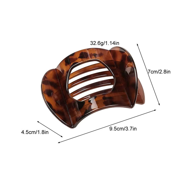 Mode Leopard Haarklammer, Entenschnabel-Clip, Damen - Bild 2