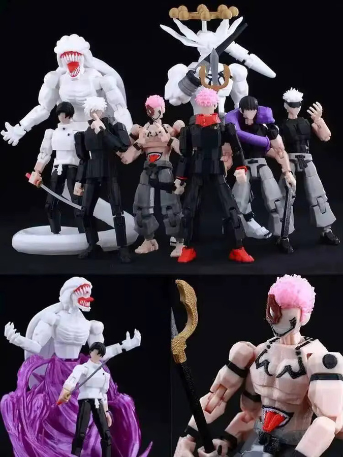 Bandai Jujutsu Kaisen Action Figuren, Mannequin Spielzeug, Kunststoff, Bunt / Mehrfarbig - Bild 3