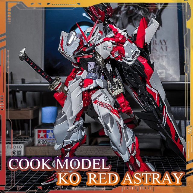 Bandai Gundam MB Astray Red Frame 3.0 Actionfigur, Legierung Skelett - Bild 1