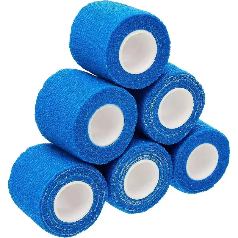 Selbstklebendes medizinisches Klebeband in Blau, 5 cm Breite, 4,5 m Länge, sterile Erste-Hilfe-Rolle für die Klinikversorgung - Bild 4