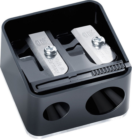 Artdeco Spitzer Duo in Schwarz aus Metall