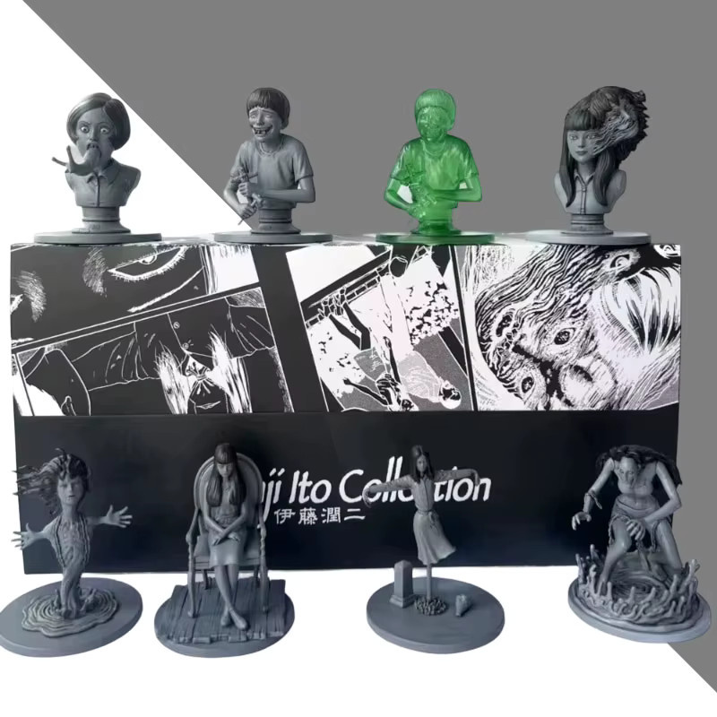 Bandai Ito Runji Fluch-Horror-Comic Blind Box Spielzeug, Einzelfigur, Kunststoff - Bild 3