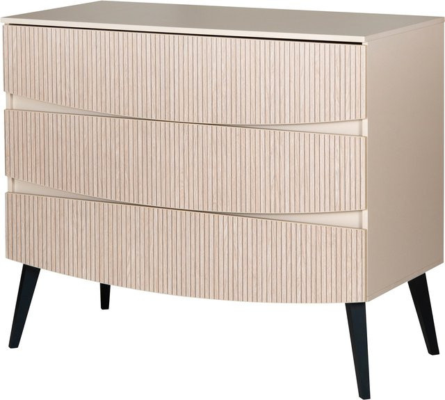 Schardt Wickelkommode Smile in Weiß, Beige oder Anthrazit mit Soft-Close-Schubladen, B/T/H: 72 x 102 x 110 cm - Bild 1