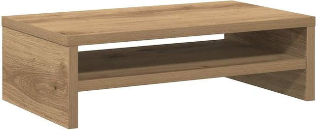 Monitorständer Yiwydaa Artisan in Eichenoptik, Braun, B/T/H: 42 x 24 x 13 cm - Bild 1