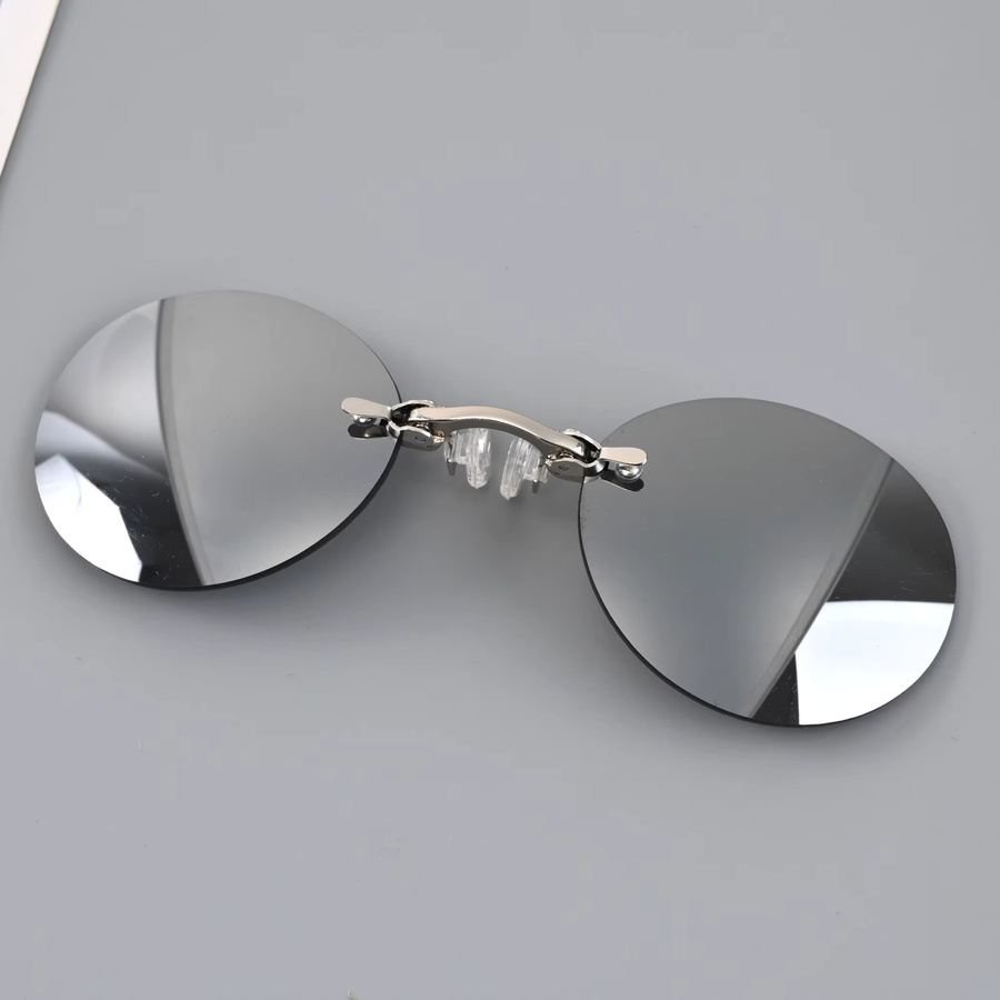 Matrix Morpheus Sonnenbrille, randlos, rund, Metall, Herren - Bild 2