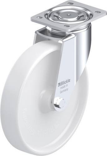 Blickle Lenkrolle 6270 LH-PO 250G in Weiß mit Kunststoffrad und 900 kg Tragfähigkeit - Bild 1