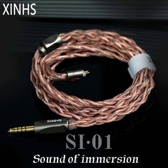 XINHS SI01 HiFi-Kopfhörer-Upgrade-Kabel mit 2,5 mm, 3,5 mm und 4,4 mm Anschlüssen für 7 Hz x Crinacle Zero 2, KZ EDX PRO, Kinerma PULA und SeeAudio - Bild 1
