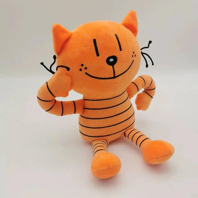Yiran toy Hundemann-Plüschtier, Anime Petey Cat Puppy, Stofftier, Orange, ab 14 Jahren - Bild 1