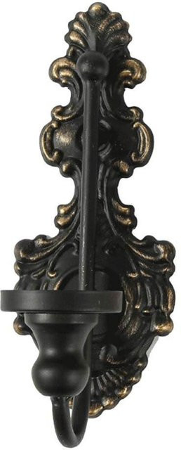 Lufebut Kerzenhalter-Paar im Vintage-Design aus Gusseisen für Stabkerzen, Schwarz - Bild 1