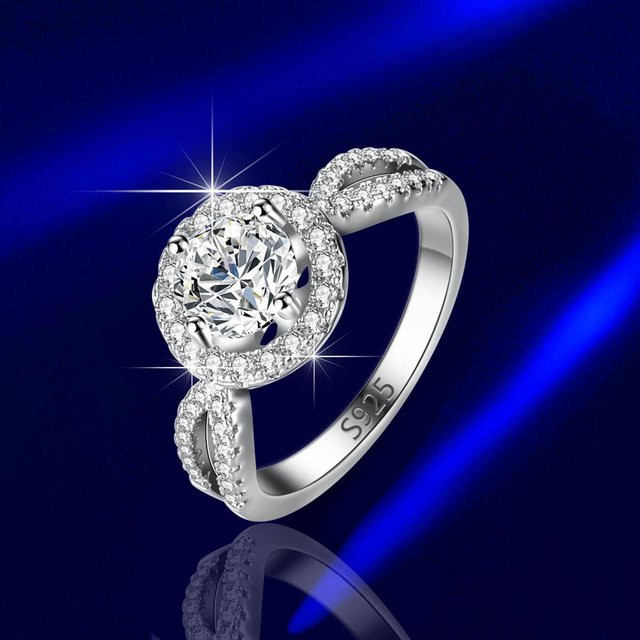 Allbestart Ring, Silber, Weiß, Zirkonia, Damen - Bild 1