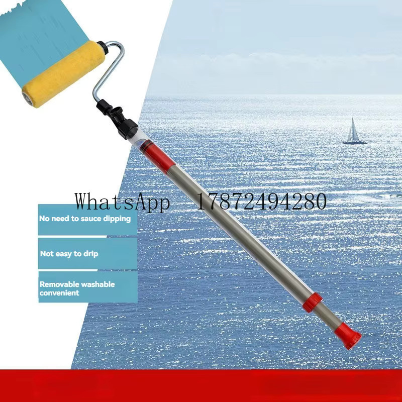 Selbstansaugender halbautomatischer Farbroller aus Kunststoff für Wand- und Putzarbeiten - Bild 2