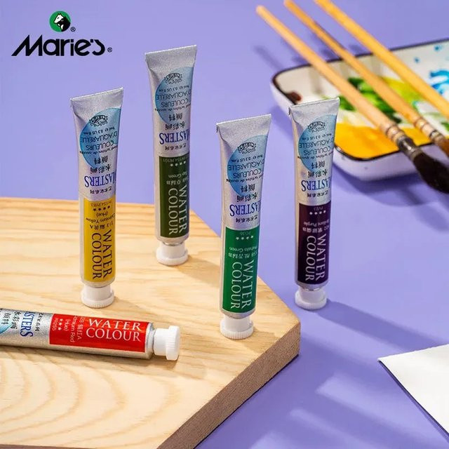Maries Artist Perlglanz-Aquarellfarben-Set für Studenten und Erwachsene - Bild 1