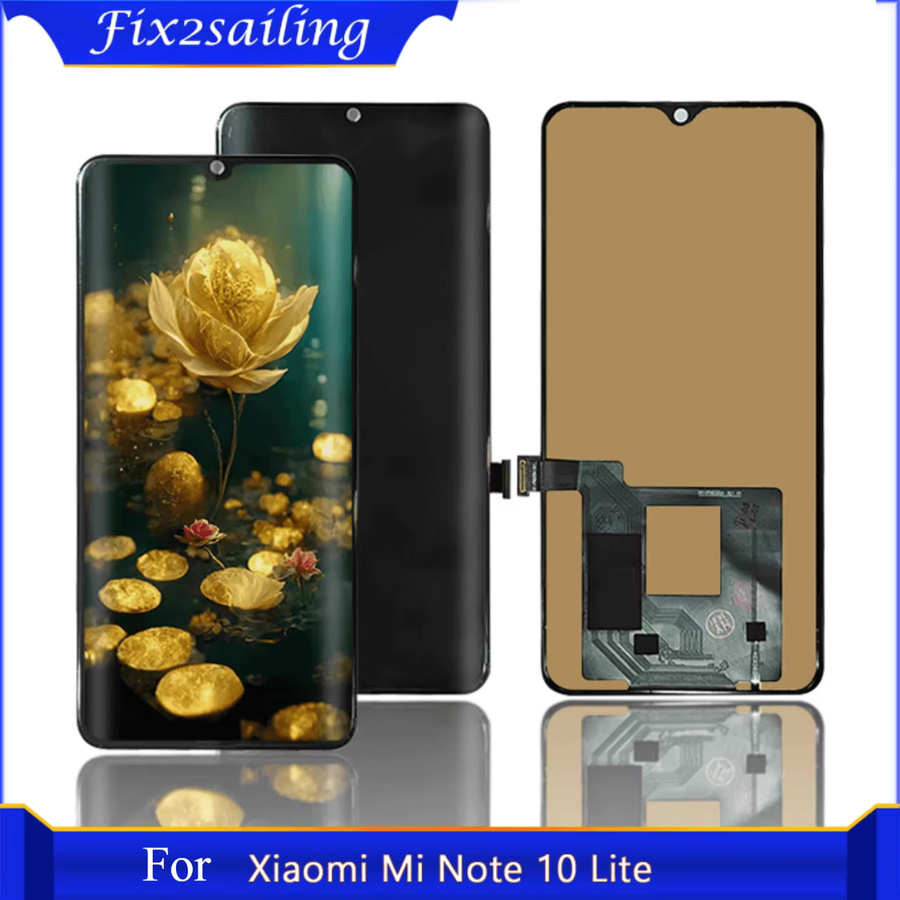 Xiaomi Mi Note 10 Lite TFT LCD Display mit Touchscreen Digitizer Baugruppe in Schwarz - Bild 2