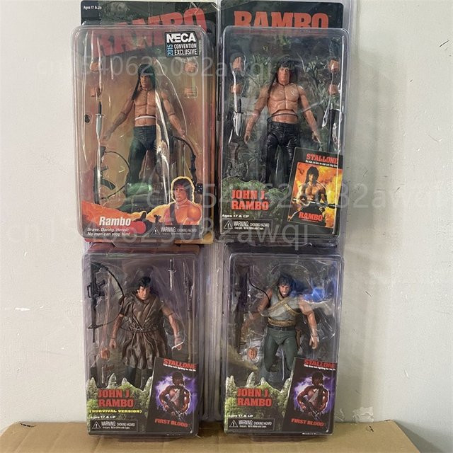 NECA Rambo First Blood John J Rambon Drake Ultimate Edition Actionfigure, Einzelfigur, ab 14 Jahren - Bild 1