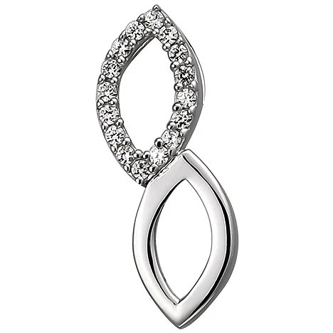 Colfem Anhänger 925 Sterling Silber, 16 Zirkonia, Unisex - Bild 1