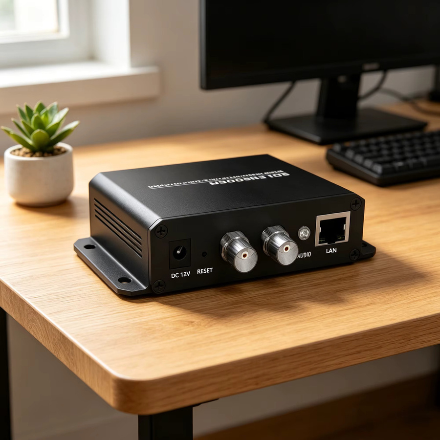 Tuoying H.265 SDI Loop-Out Encoder für HD SD-SDI Aufnahmen mit RTMP, RTSP und ONVIF-Unterstützung für NVR-Verbindungen in Schwarz oder Weiß - Bild 4