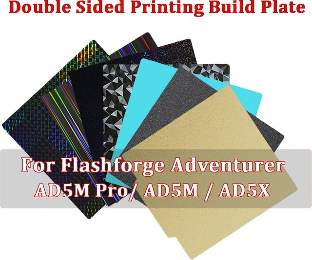 Flashforge Druckplatte für Adventurer 5M und 5M Pro, Breite: 23,5 cm, Tiefe: 23,5 cm - Bild 1