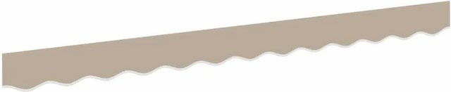 vidaXL Markisenvolant aus Polyester in Beige, Breite: 330 cm, Höhe: 20 cm - Bild 1