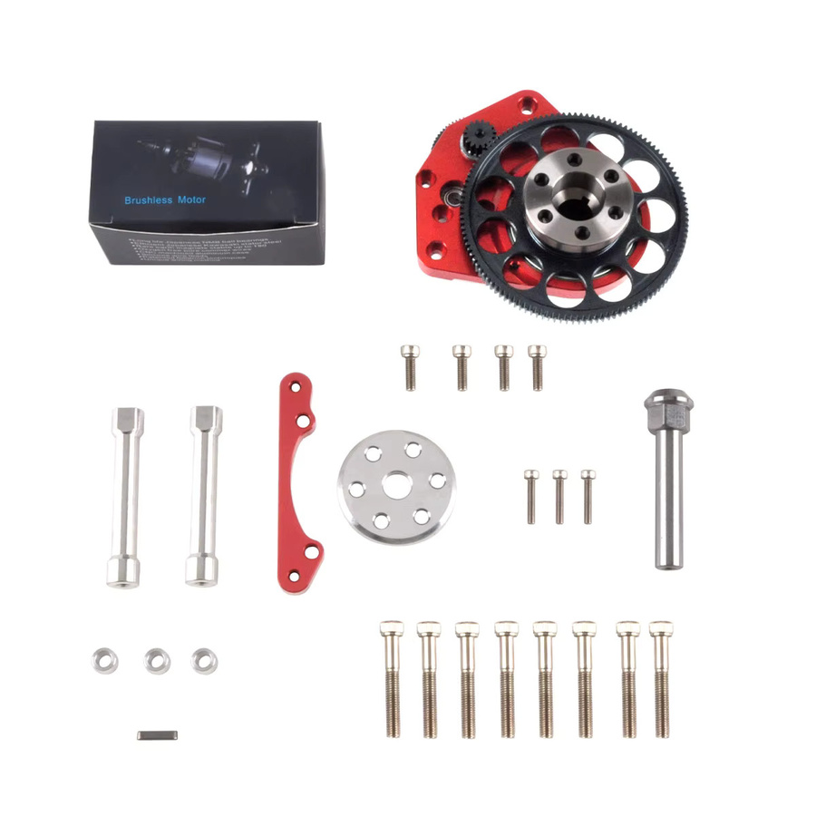RC-Motor Elektrischer Anlasser On-Board-Auto-Starter für DLE120 Benzinmotor RC-Modellflugzeug, Zubehör, Metall - Bild 2
