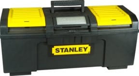 Stanley Werkzeugbox Basic 19 Zoll mit Einsätzen B/T/H: 48,6 x 23,6 x 23,6 cm - Bild 1
