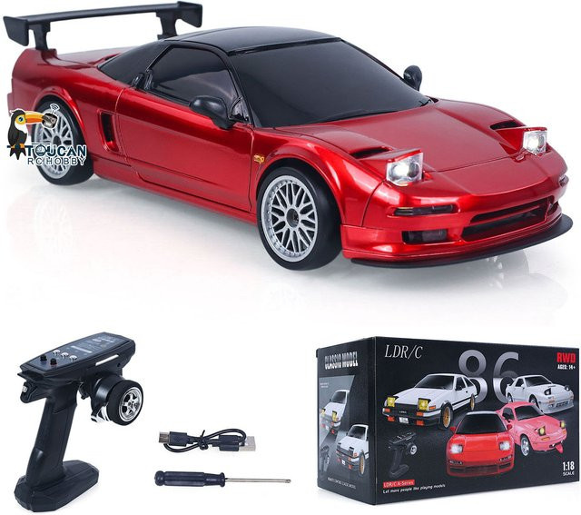 LDRC LD1803 Hochgeschwindigkeits-RWD RC-Rennwagen, 1:18, RTR, elektrisch - Bild 1