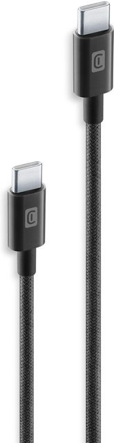 Cellularline Braided Data Cable USB Typ-C auf Typ-C in Weiß - Bild 1