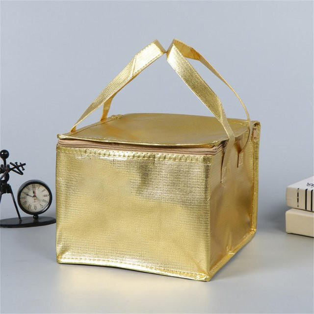 Isolierte Thermotasche Weft für Kuchen und Lebensmittel, 6 Zoll, Gold - Bild 1