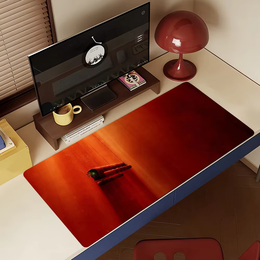 Movie Iron Lung Mauspad rote rutschfeste Schreibtischunterlage aus Gummi für PC und Laptop - Bild 4