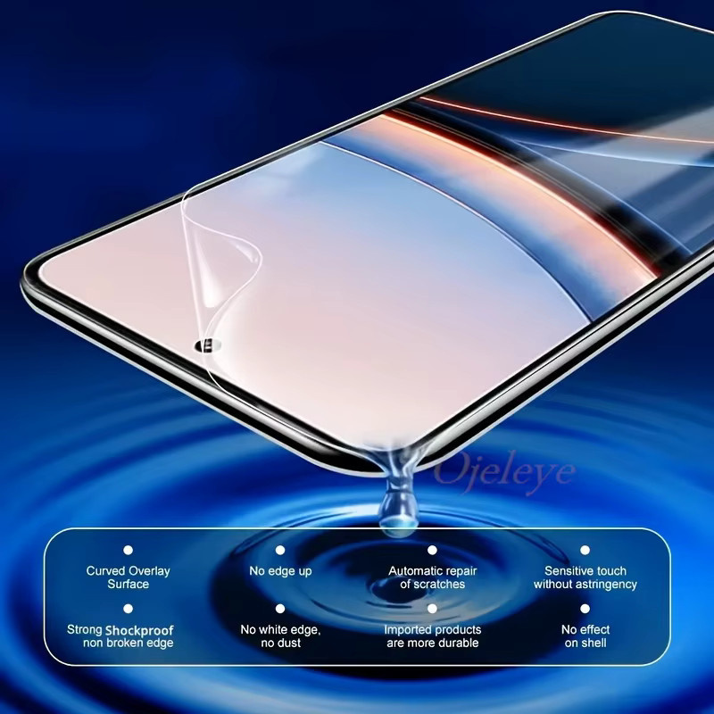4er-Pack Hydrogel-Displayschutz Folie für Xiaomi Poco X7 Pro X6 X5 F5 F6 F7 Pro M7 Plus M6 C75 C71 C65 in Transparent - Bild 5