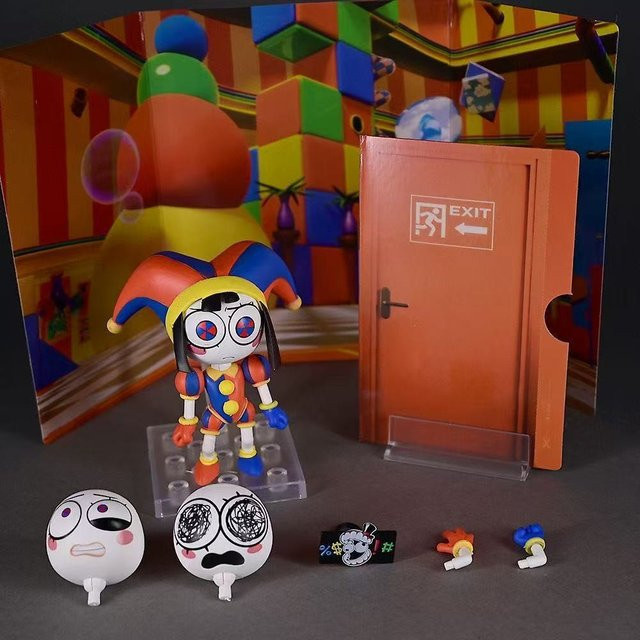 Bandai The Amazing Digital Circus Pomni Chibi Figur, Einzelfigur - Bild 1