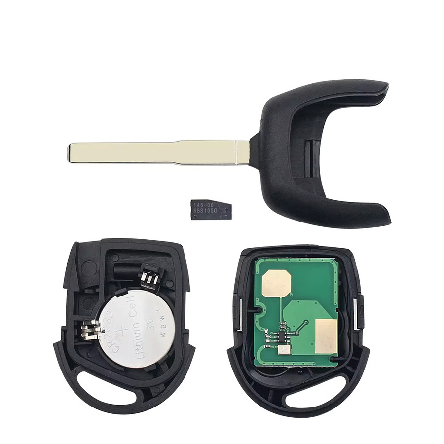 KEYYOU Fernbedienung Auto Schlüssel für Ford Focus Ka Mondeo Galaxy Fiesta Fusion, 433MHz, 4D60 ID63 Chip, 3 Tasten, Schwarz - Bild 3