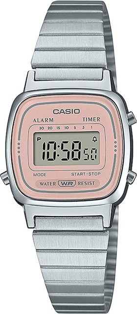 Casio Digitaluhr, Quarz, Kunststoff, Pink, 29 mm, Damen - Bild 1
