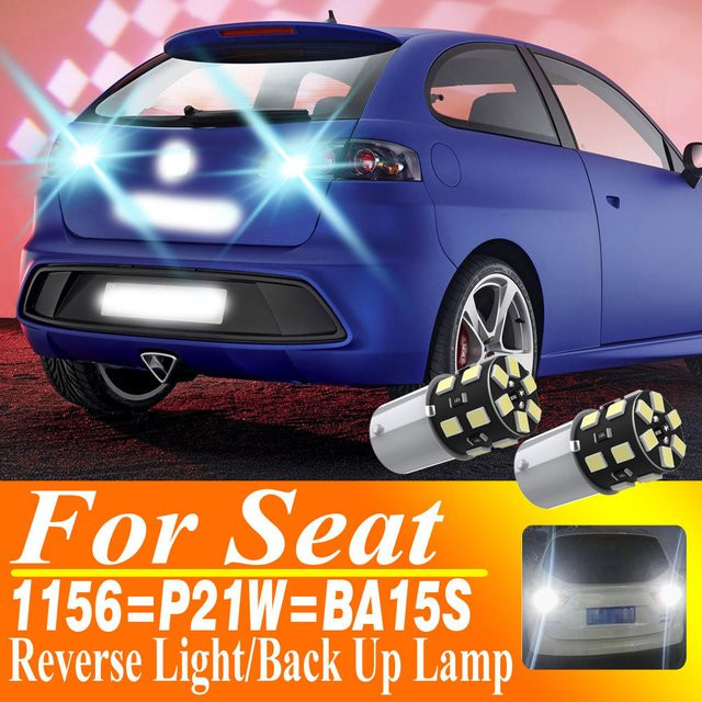 Neallor P21W 1156 BA15S LED Rückfahrlicht Set für Seat Ibiza, Leon, Arona, Altea und Alhambra, 2 Stück, 12V - Bild 1
