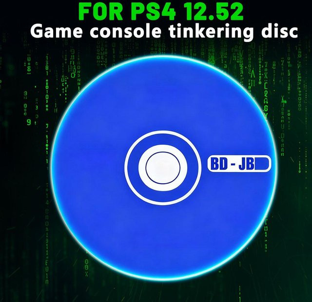 Jailbreak Disc All the Tinkering für PS4 Firmware 12.50-12.52 zur Unterstützung von Cracking Payload und Homebrew Backup-Spielen in Blau - Bild 1