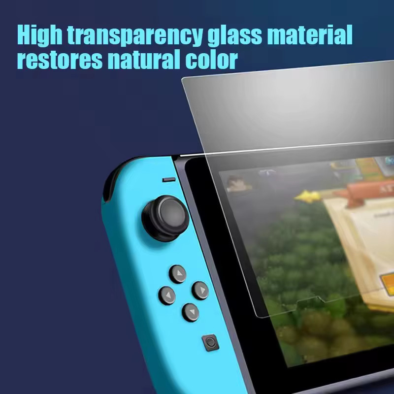 Nintendo Switch Displayschutzfolie aus gehärtetem Glas, transparent, passend für Switch 2, Switch Lite und Switch OLED, 1 oder 3 Stück - Bild 3