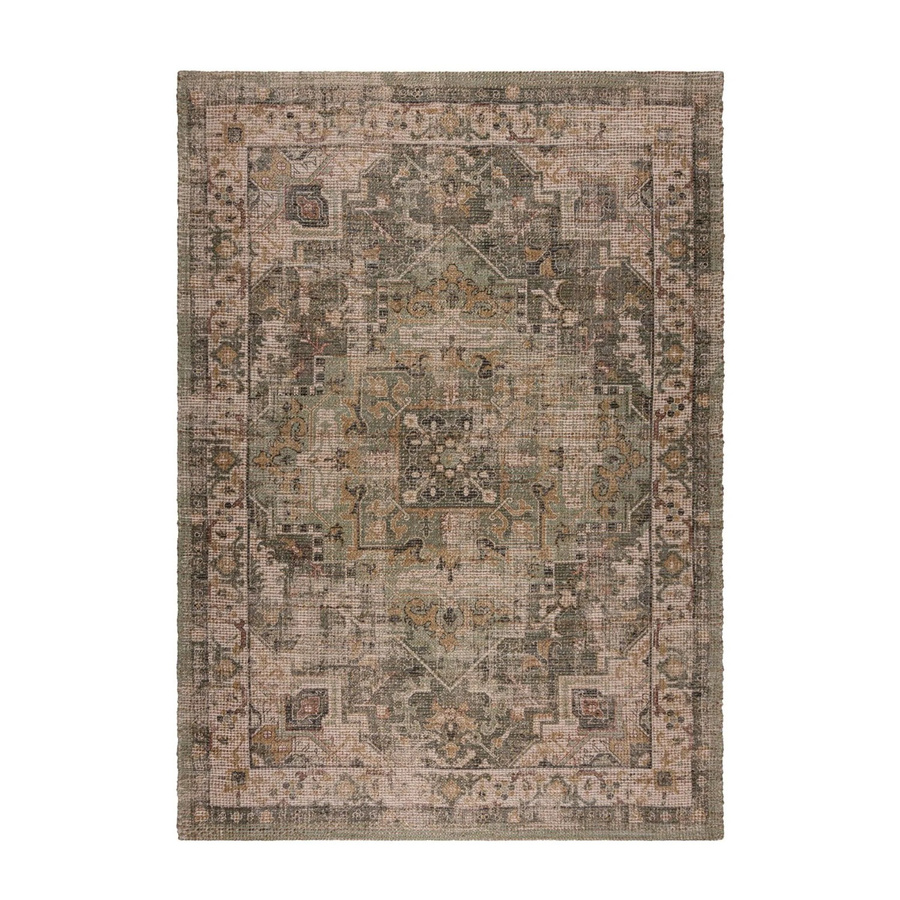 Flair Rugs Kurzflorteppich Selena in Rosa-Grün, B: 200 cm, T: 290 cm - Bild 2