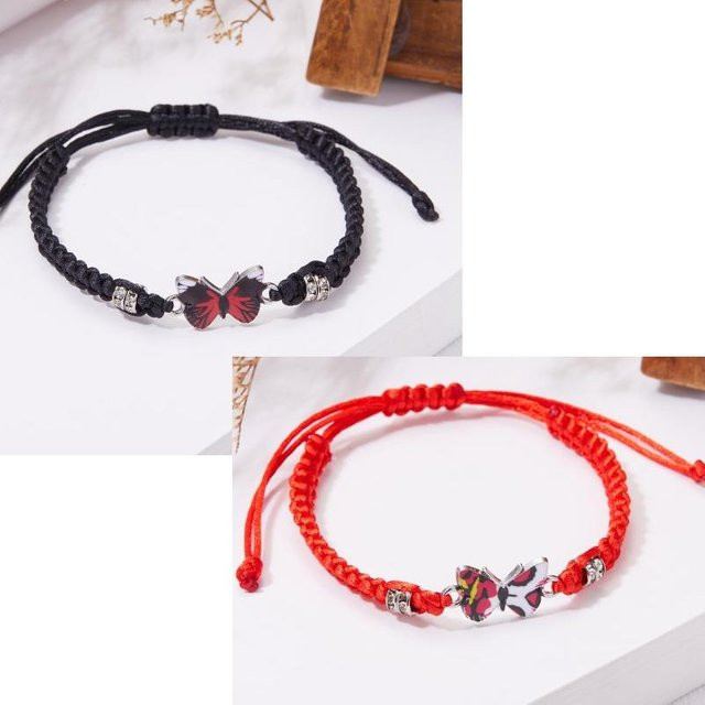 Lucky Star Jewelry Armband, Schmetterling, Schwarz, Damen - Bild 1