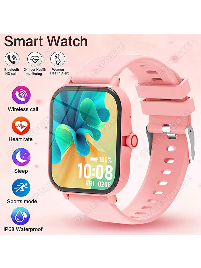 Ola Esporte Smartwatch, Purple, Silikon, Damen - Bild 5